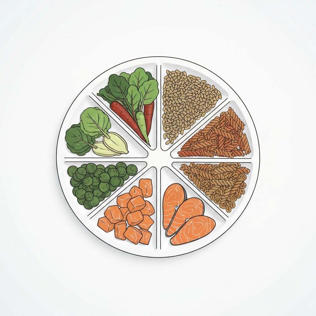 Balanced meal organization principles